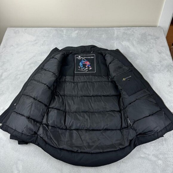 Moose Knuckles Black Down Jacket Men's Size L - Picture 8 of 15